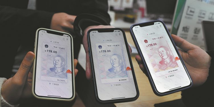 Khối lượng giao dịch CBDC Trung Quốc tăng 1700%