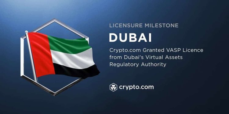 Crypto.com được cấp phép tại Dubai