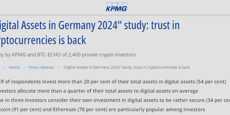 Niềm tin tiền mã hóa tại Đức phục hồi