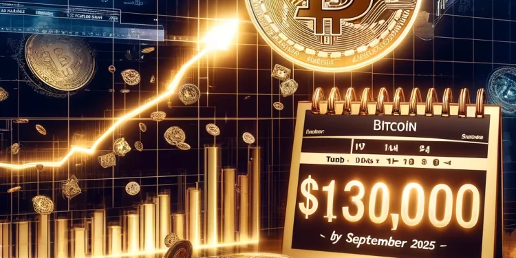 Bitcoin có thể đạt 130.000 USD vào tháng 9/2025