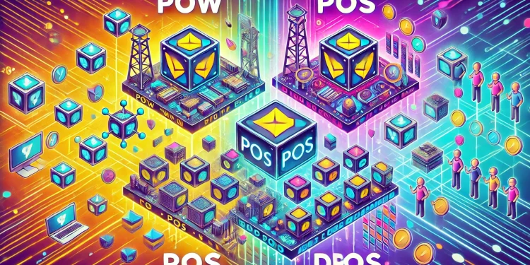 Tìm hiểu về các cơ chế đồng thuận Blockchain: PoW, PoS, và DPoS