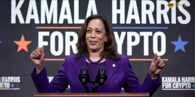 Kamala Harris lần đầu ủng hộ tiền mã hóa