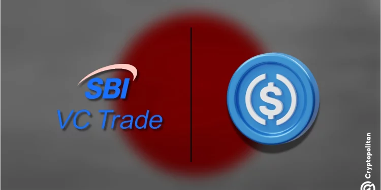 USDC ra mắt phiên bản beta trên sàn SBI VC Trade của Nhật Bản