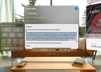 Apple Intelligence tích hợp cho Vision Pro