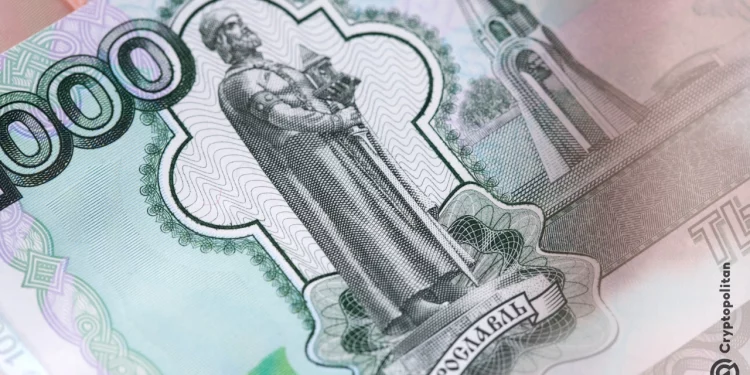 Đồng rúp số Nga vượt mốc 100.000 giao dịch thí điểm