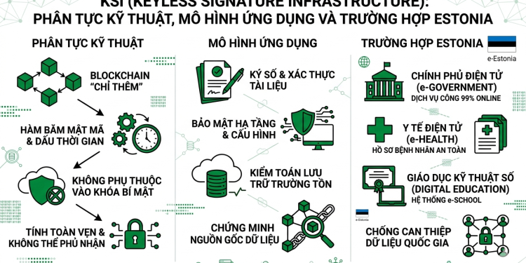 KSI : Các yếu tố kỹ thuật, mô hình ứng dụng và trường hợp Estonia
