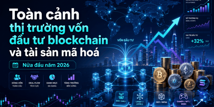 Toàn cảnh thị trường vốn đầu tư blockchain và tài sản mã hoá nửa đầu năm 2026