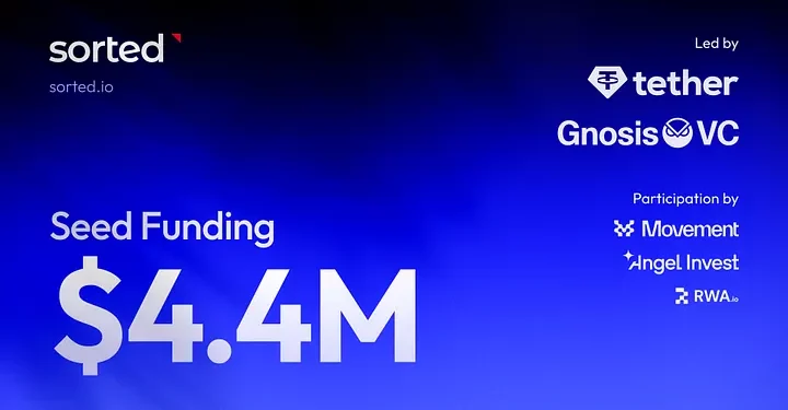Tether và Gnosis rót 4,4 triệu USD vào ví tài sản mã hóa Sorted Wallet
