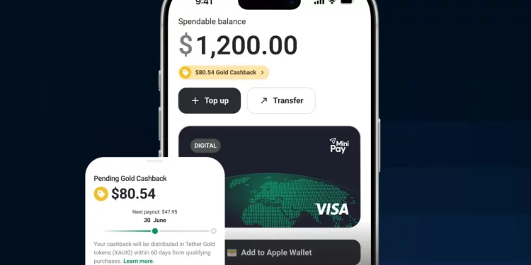 MiniPay ra mắt thẻ ghi nợ Visa cho thanh toán bằng stablecoin